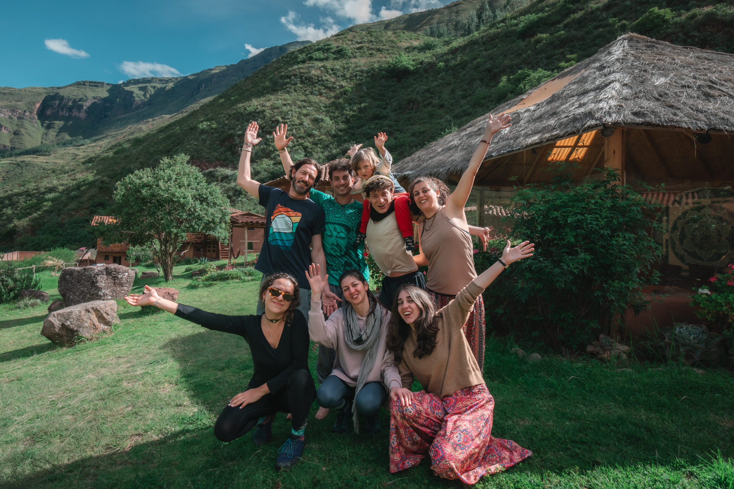 Estudiantes Comunidad Ashram Peru